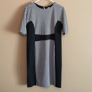 NWT Michael Kors Black and White Pattern Dress